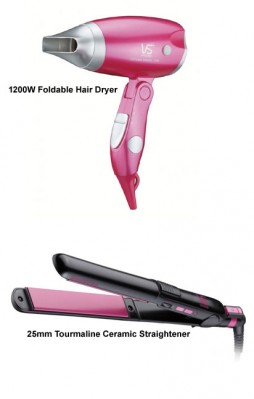 Vidal Sassoon 1200w Foldable Hair Dryer Mj Hub Pte Ltd